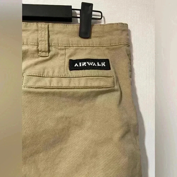 Airwalk Men’s Tan Khaki Cotton Blend Stretch Chino Skater Pants Size 32 - Picture 5 of 11